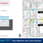Seattle Center DT-1 station cross-section