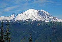 Cleaning Up Our (Growth Management) Act A view of a snow capped mountain behind evergreen trees