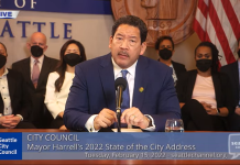 Harrell Pledges SPD Staffing Surge in State of City Speech