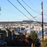 14th Avenue Fixed Bridge crossing of Salmon Bay in Ballard