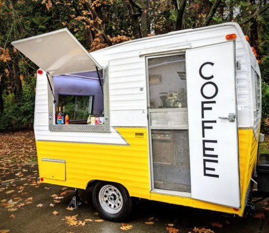 From Food to Fitness, Commercial Activities on the Rise in Seattle Parks A photo a coffee vending truck.