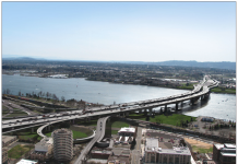 Don’t Widen Highways, Invest $2 Billion in Affordable Housing Instead A rendering of an elevated interstate bridge