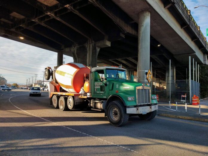 concrete truck in ballard