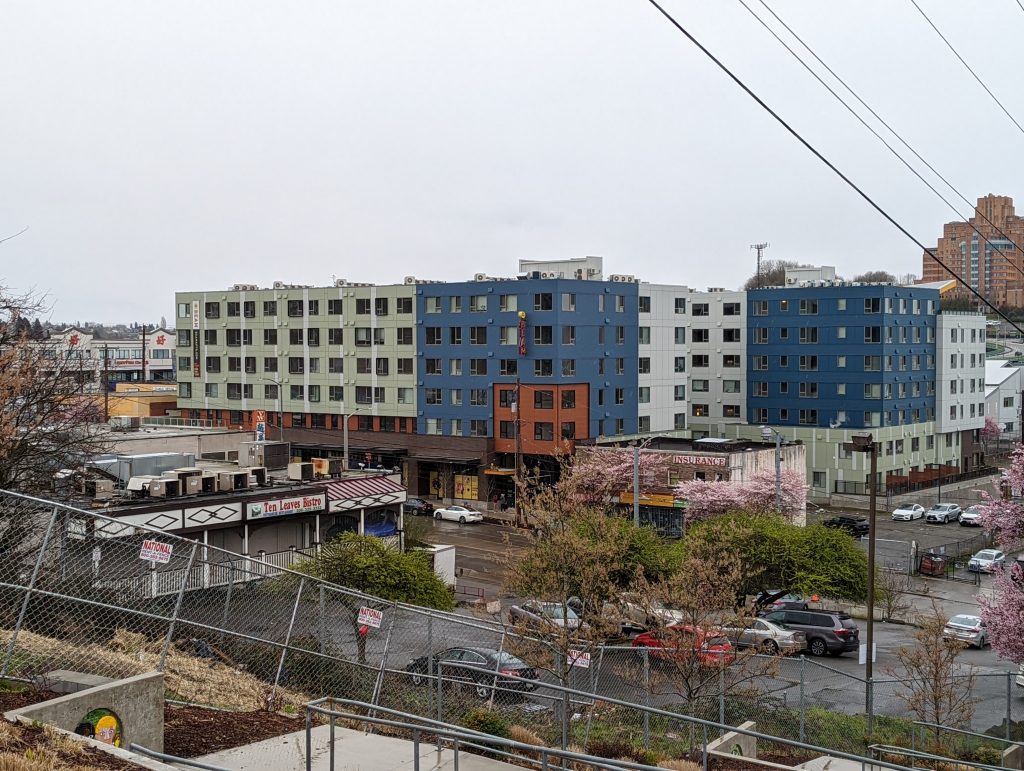 BEAM apartments from Yesler Terrace