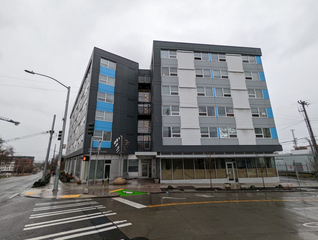 North facade of Bob and Marcia Almquist Place