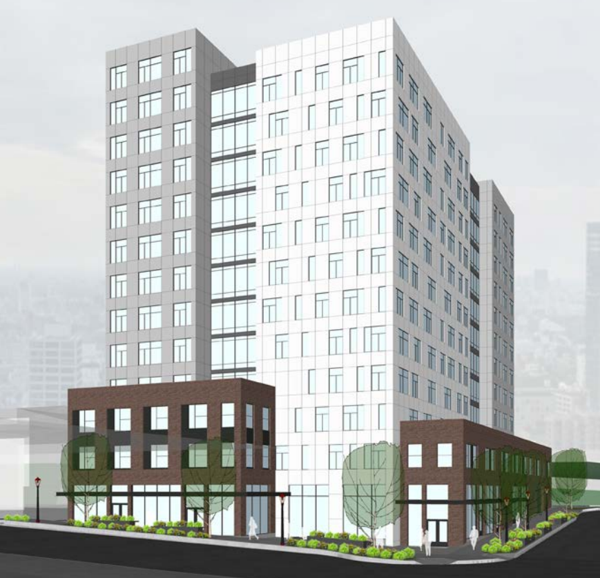 Western facade of proposed 616 8th Ave S