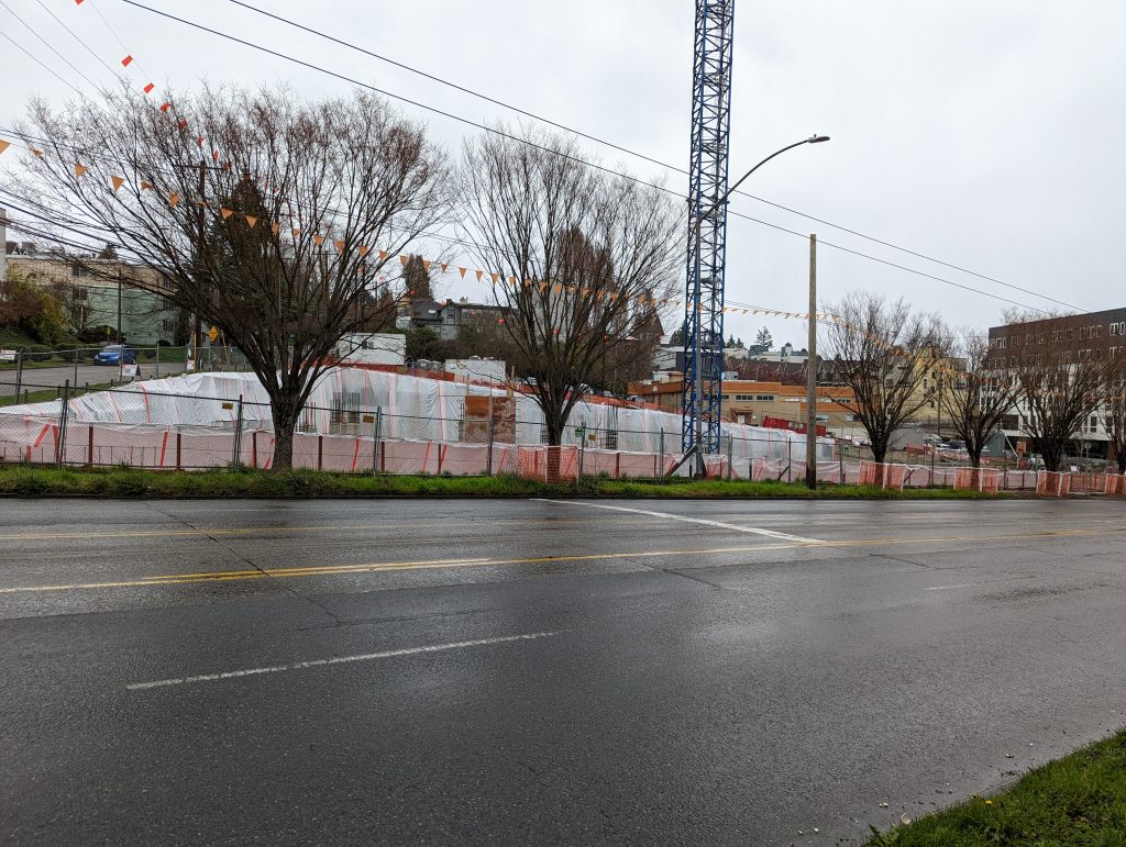 622 Rainier Ave S's construction site