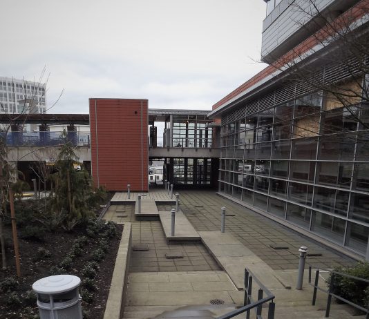 Bellevue Council Update: Comprehensive Plan Outreach and Managing Growth Outdoor steps lead to the base of Bellevue City Hall