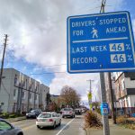High Point Crosswalk Sign