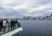 Launching Spring Subscriber Drive to Grow The Urbanist It's photo snapping time as the Bainbridge ferry approaches Seattle, offering sweeps shots of the skyline along the shores of Elliott Bay