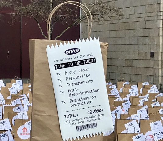 Seattle Passes ‘First of Its Kind’ Protections for App-Based Delivery Workers