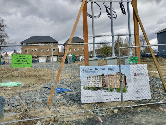 A photo of an empty lot with