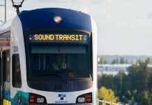 Sound Transit Unveils Cost Savings Concepts for West Seattle and Ballard Light Rail A photo of a light rail train car