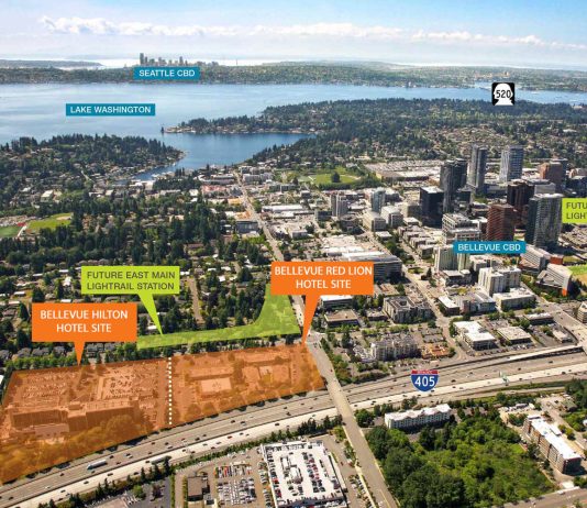 East Main Village Redevelopment to Bring 1350 Homes, Office Space, and Retail Near Light Rail