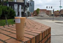 Boba: A Sweet Treat and Harbinger of Gentrification Milk tea and towers and construction in the background