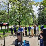 mayor harrell at woodland park by doug trumm