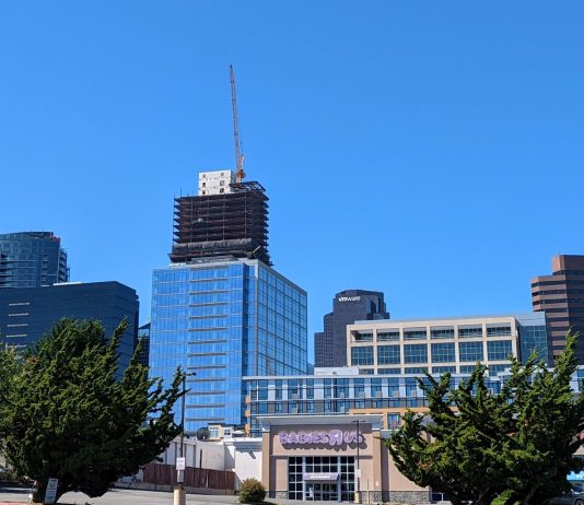 Rapid Buildup Fuels Downtown Bellevue Skyline Downtown Bellevue's skyline