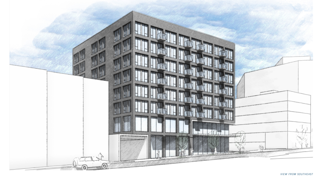 123 Bellevue Apartments illustration