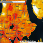 Heat Island Map – N Seattle focus