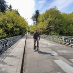 Ryan-biking-over-Ravenna-Park-bridge