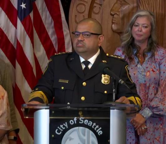 Harrell Picks Interim Police Chief Adrian Diaz to Head SPD