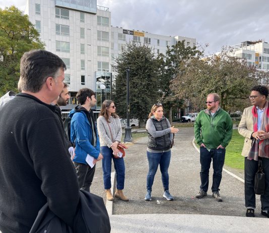 Capitol Hill Pedestrian Superblock Dreams Revived During Tour with Mosqueda and Spotts