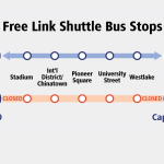 Sound Transit diagram for November 2022 Link closure