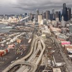 SR 99 tunnel portal aerial