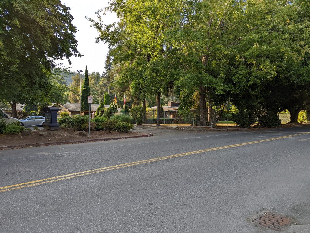 The future site of the Parkshore Juanita Senior Apartments 