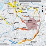 Rainier lahar map