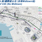 Map of second Downtown light rail tunnel