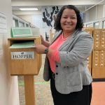 Rep Julia Reed with bill hopper via Twitter