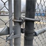 Adams Locked School Gate