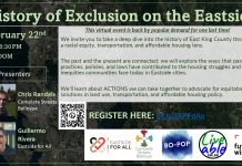 History of Exclusion on the Eastside Connects Past to Present-Day Advocacy