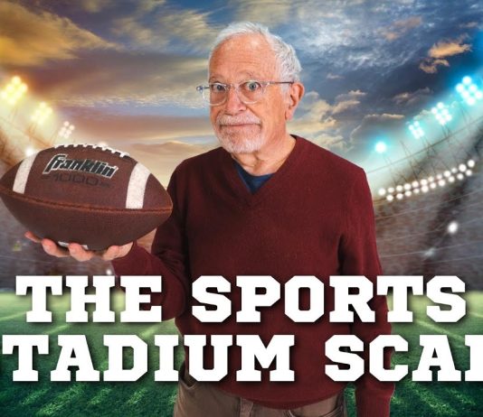 Super Bowl Sunday Video: The Dark Side of Sports Stadiums