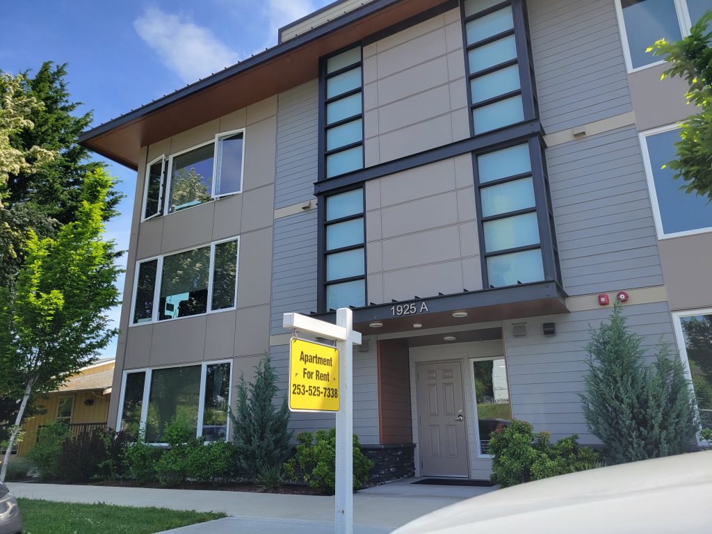 A new apartment building in the Hilltop neighborhood of Tacoma.