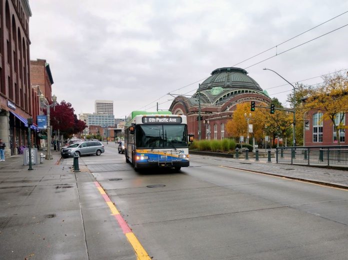 Pacific Avenue at Union Station with Rourt 1 Tacoma crop