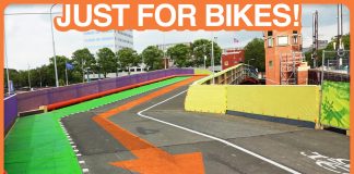 Sunday Video: Amsterdam Temporarily Closed A Bridge (But Not To Bikes) For Repair