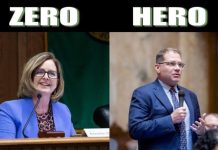 Heroes and Zeroes of the 2024 Washington State Legislature