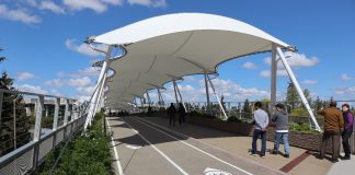 Transformative Pedestrian Bridge Opens at Redmond Technology Station