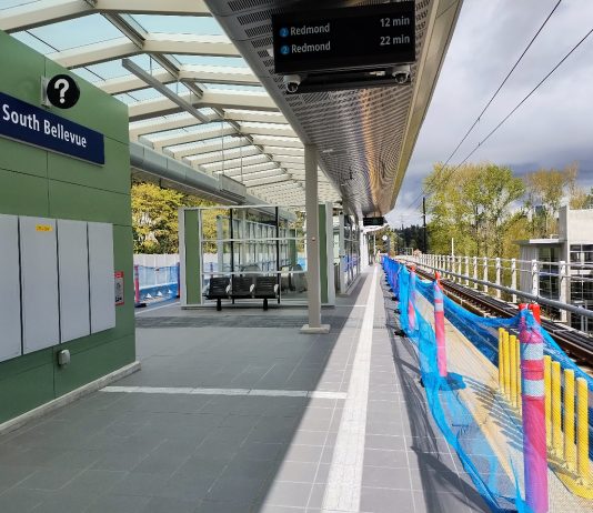 First Look at South Bellevue Station, East Link’s Temporary Terminus