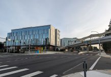 East Link TOD: Microsoft Grows Around Redmond Technology Station, If Not Housing Looking at the microsoft campus from the redmond technology station