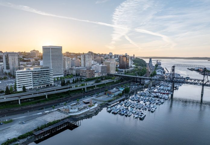Aerial Tacoma Waterfront and Skyline LaPlant_Dressel_Park_5-15-24-8 Mitch Paine