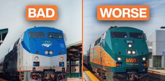 Sunday Video: What’s Good And Bad About Amtrak and Via Rail?