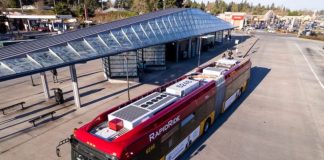 King County Extends Metro Public Restroom Pilot, Considers Longer-Term Plan A photo of a RapidRide H bus at Burien Transit Center