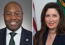 Seattle’s Embattled Police Accountability Director Resigns, Raising Reform Questions Betts is a black man in a suit. GLenn is a dark haired and light skinned.