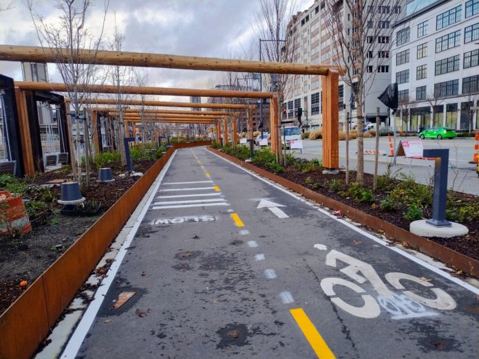 Bike path pre construction