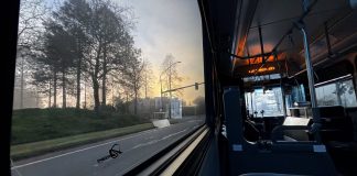 Op-Ed: Washington State Should Allow Riders to Serve on Transit Boards Sunset out of an Intercity Transit bus window in Thurston County.