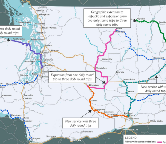 WSDOT Report Proposes Expansion Path for Washington’s Intercity Bus Network