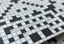 Quiz Your Knowledge with The Urbanist Crossword Puzzle for November 2 A crossword puzzle with The Urbanist written in for one of the answers.